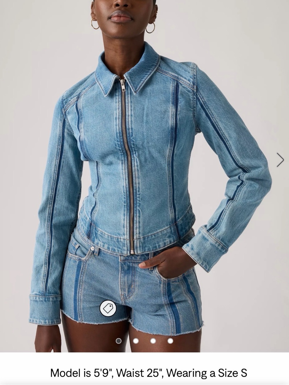 Levi’s Dark Blue Denim Trucker Jacket - Picture 5 of 5